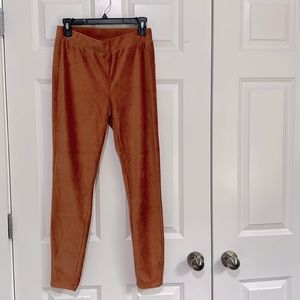 NWT Lularoe orange corduroy leggings skinny pants